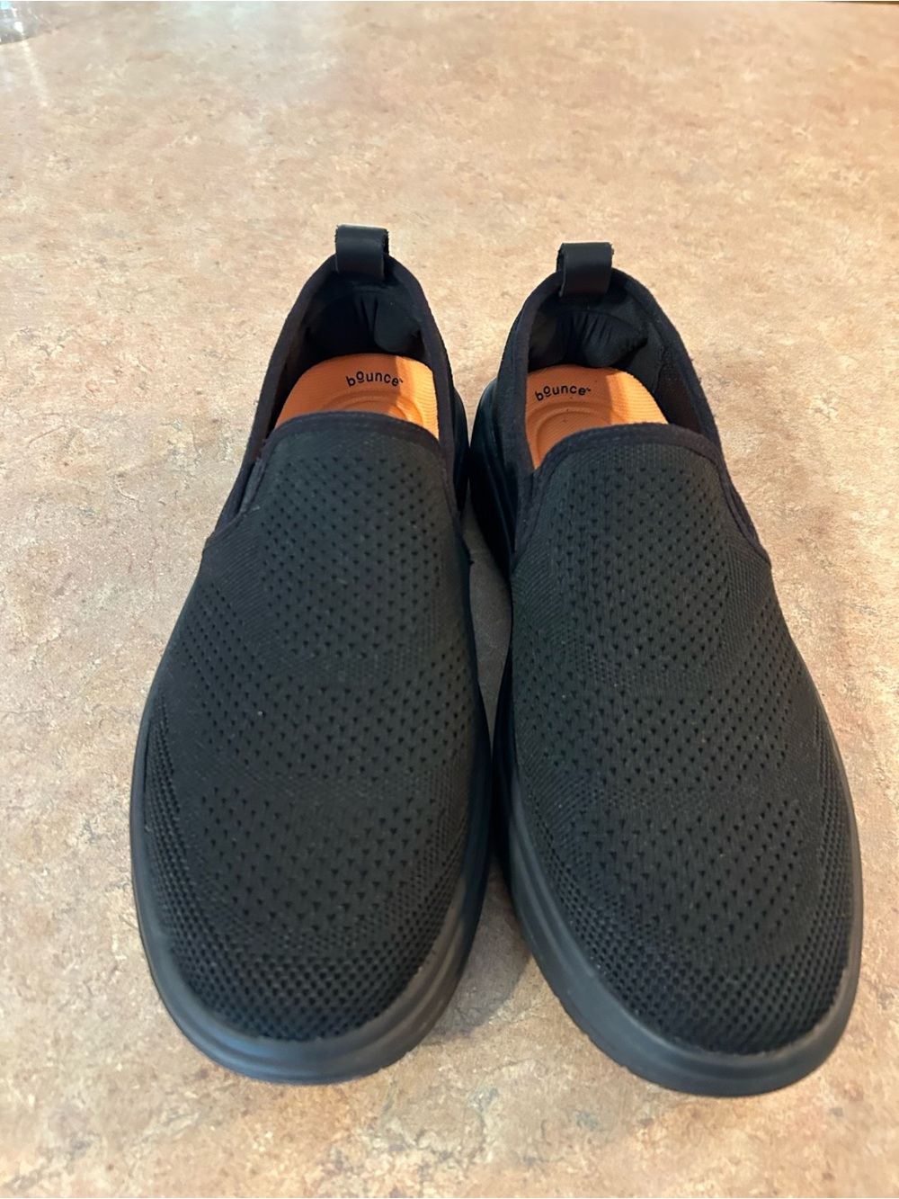 Hush Puppies Men's Black Slip-On Knit Loafers